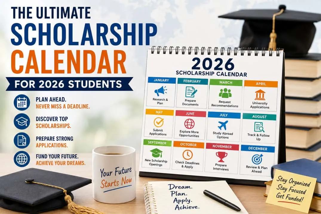 Ultimate Scholarship Calendar 2026: Application Deadlines Every Student Should Know