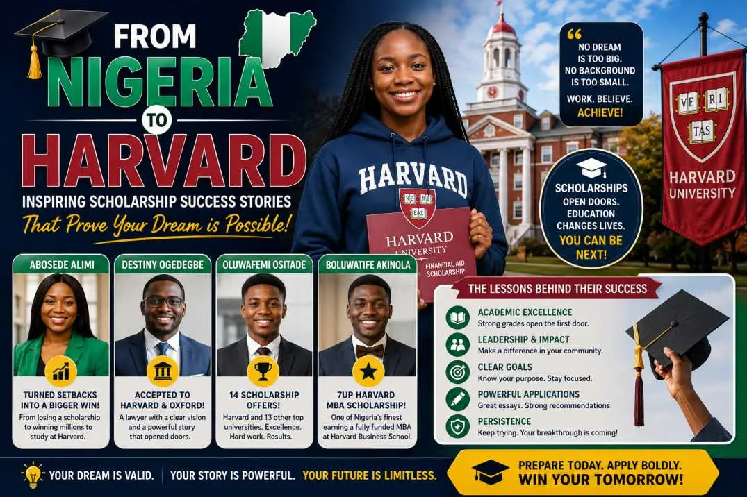 From Nigeria to Harvard: Inspiring Scholarship Success Stories That Prove Your Dream Is Possible