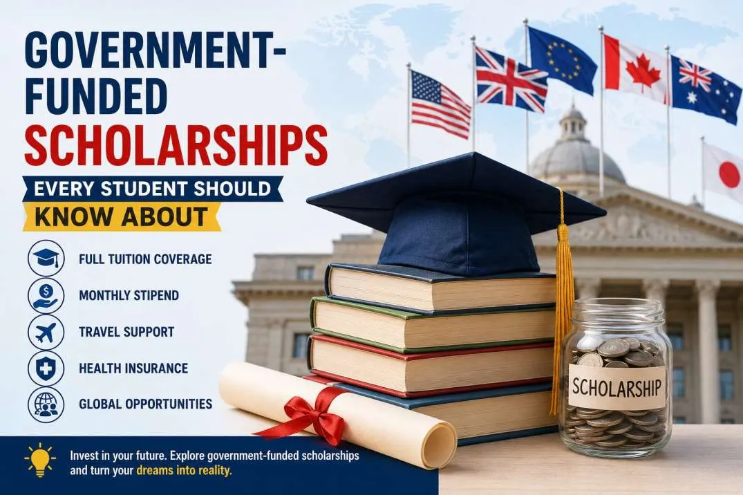 Government-Funded Scholarships 2026: Fully Funded Opportunities for Students Worldwide
